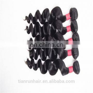 9A Popular Loose Wave Indian Bundles More Soft Hair Full Ends Weaves photo-6