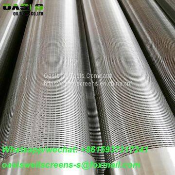 Stainless Steel Continuous Slot V Wire Johnson Screens for Water Well Drilling