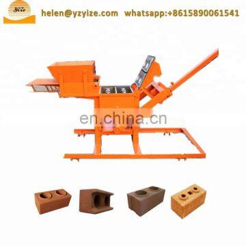 Factory Supply Manual Interlock Clay Brick Making Machine Price