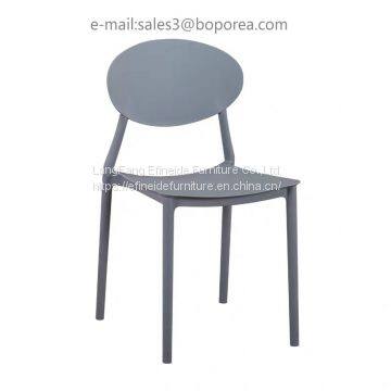 Home Furniture Outdoor Stackable Garden Dining Modern PP Living Room Plastic Chair photo-2