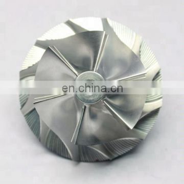 B4 59.10/82.00mm 6+6 BLADES Turbo aluminum 2618/milling/Billet compressor wheel