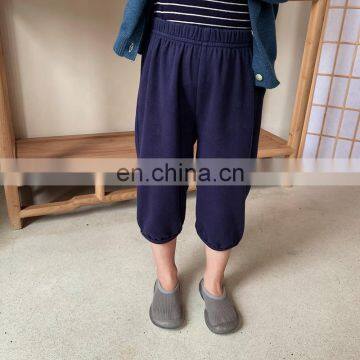 C1055/Fresh Fashion Colorful Baby Girls Long Cotton Pants Boutique Spring Girls Clothing photo-5