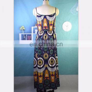 Factory Direct Summer Flower Mom Girl Long Maxi Dress Mother Daughter Matching Dress photo-5