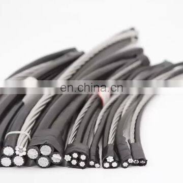 Overhead 1x16mm2 1x35mm2 1x70mm2 1x95mm2 Insulated Aerial ABC Cable