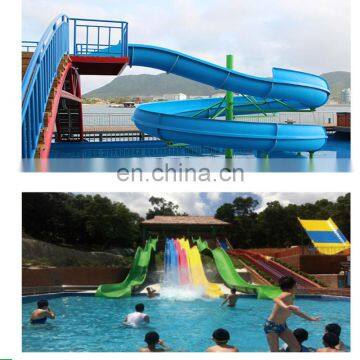 High Quality super tube tunnel water park slides, tall loops and trilling large fiberglass water slides for saleTX-91801