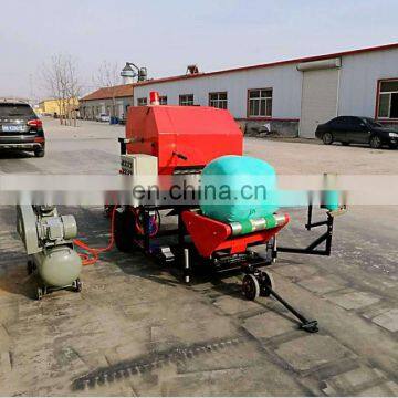 Factory direct sell hay baler chaff wrapping machine with round and square shape