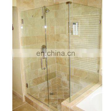 New Arrival Frameless Tempered Glass Square Shower Room