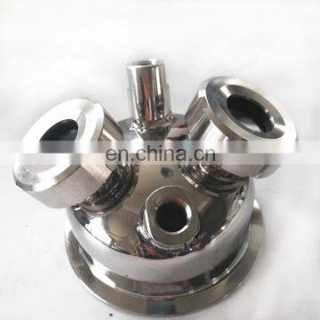 Санитарная полусферическая крышка с смотровым стеклом и штуцером типа MNPT с ключевым соединением для экстрактора бутана photo-4