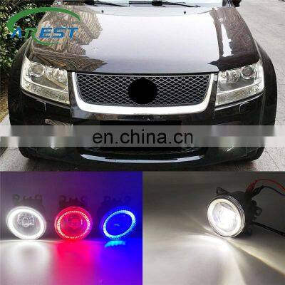 1 Set 2 Functions Auto LED DRL Daytime Running Light Car Angel Eyes Fog Lamp Foglight For Suzuki Grand Vitara 2007 - 2012