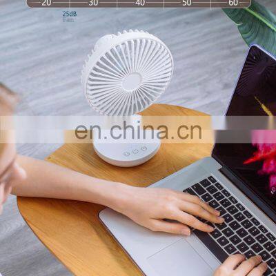 2021 New With Shake Head Function USB Plug Mini Portable Plastic Personal Cooling Cooler USB Desk Fan photo-5