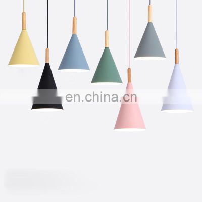 Hot Sell Restaurant Indoor Room Decorative Colorful Pendant Light CE