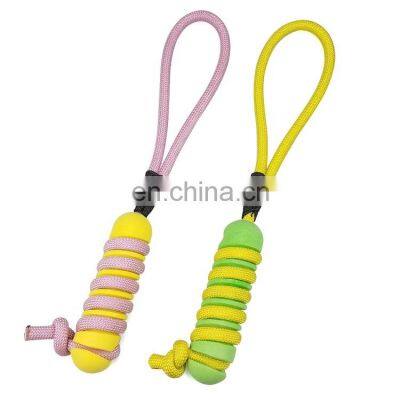 Hot selling factory price dog chew and play interactive toy rope toy for dog plush toys