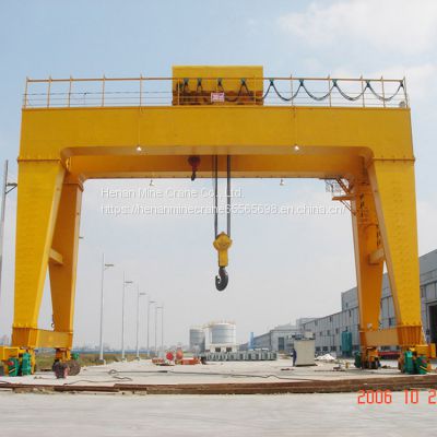 50/10Ton  RMG Type Double Beam Rail Mounted Container Gantry Crane