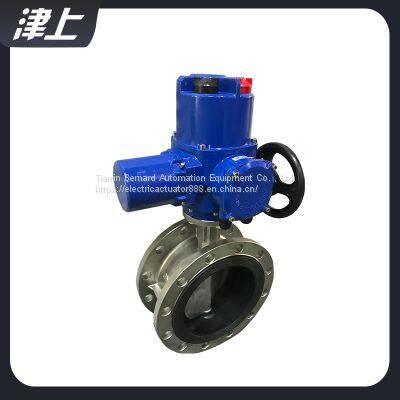 Turbine Flanged Butterfly Valve DN15 Electric Actuator photo-4