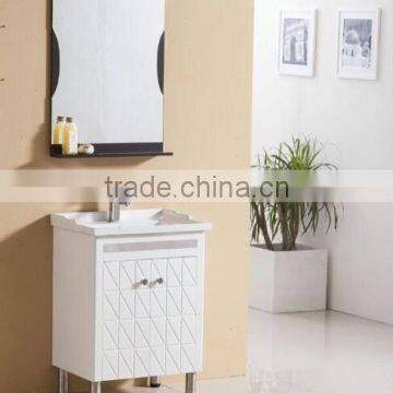 2015 Hot Sell Bathroom cabinet with basin and mirror