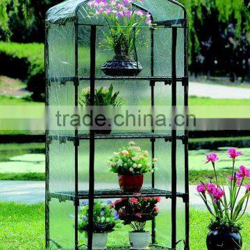 4 tier plastic garden greenhouse