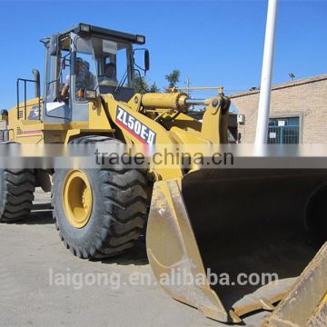 articulated China hydraulic mini front wheel loader ZL-50 price list with ce for sale