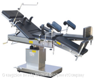 Electric motor operating table