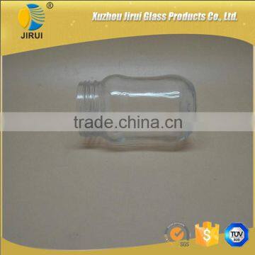 190ml Round Shape Clear Glass Food Jar