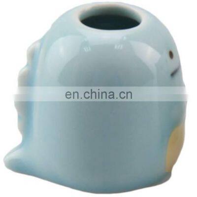 Best Quality Colorful Cute Ceramic Single Toothbrush Stand Holder photo-5