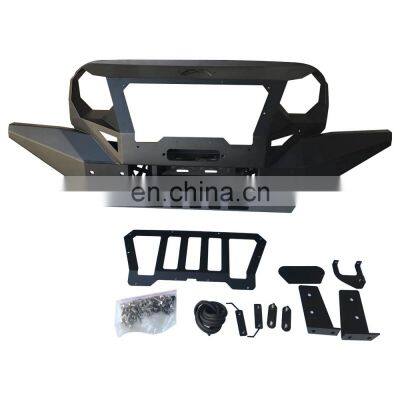 J195-5 Front Bumper Popular 4X4 Offroad Replacement Parts Steel Front Bumper With Bull Bumper Guard For Jeep Wrangler JK 07-17 photo-3