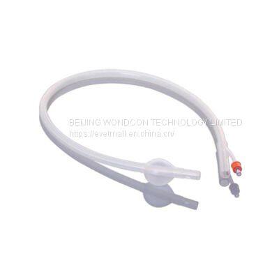 Silicone Flushing Catheter With Balloon