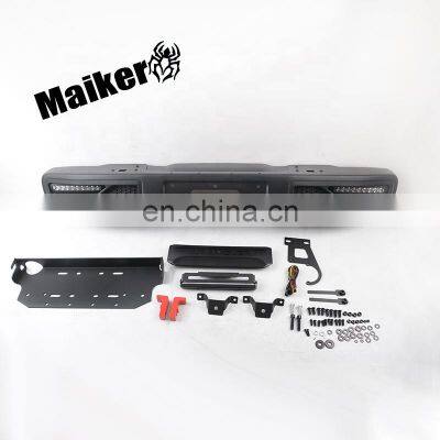 Auto Front Bumper with Light  for Jeep Wrangler JK 07+  Car Accessories Black Front Bar