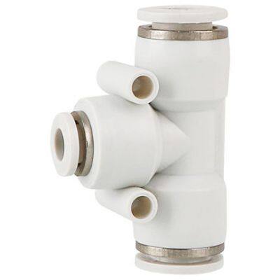 Plastic PEG series Tee Union Tube Reducer Connectors Penumatic Air Fittings