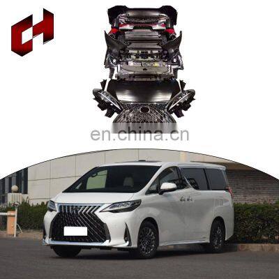 Ch Automatic Spoiler Front Lip Support Splitter Rods Tail Lamps Bodykit Part For Toyota Alphard 2015-On To Lexus Lm