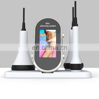 2022 New Arrival Portable Massage Fitness Ems Body Shaping Muscle Building Mini 3 in 1 Slimming System Machine With ce Marked