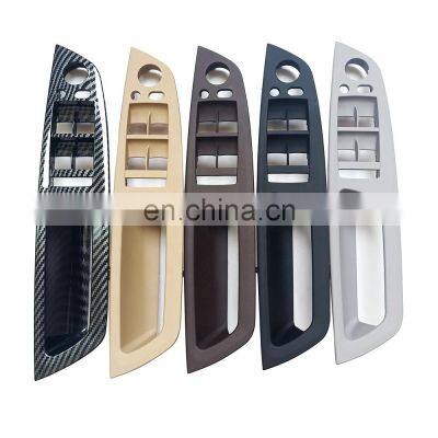 Car Front Left Right Side Upgraded Interior Door Armrest Cover Outer Trim Replacement For BMW X5 X6 E70 E71 E72