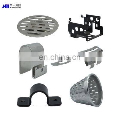 OEM cnc copper aluminum auto sheet metal  mechanical stamping laser cutting plate zinc plating steel metal stamping parts