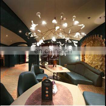 Nordic Pendant Lamps Tree Leaves Hanging Lights For Living Bar Coffee Indoor Decorative LED Pendant Light Lamp