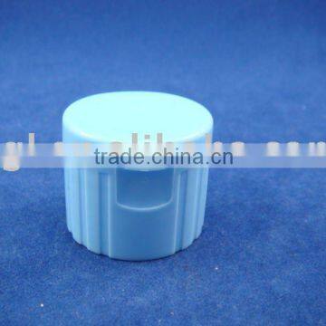 blue flat bottle lid