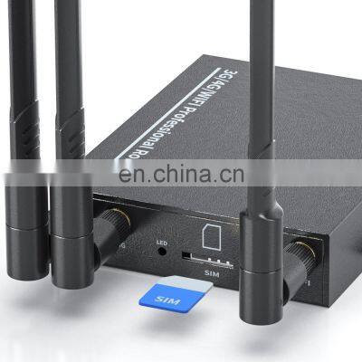 4G Router 2.4GHz WIFI 802.11B/G/N Indoor Metal Housing 4LAN Ports photo-3