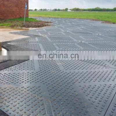 Temporary anti-slip design wear resistant light duty composite portable ground protection mats manufacture of china