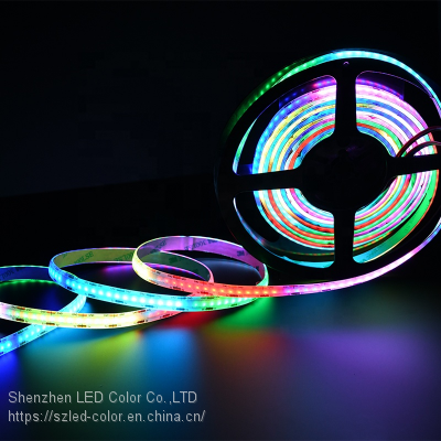 Addressable 1008leds Led Cob Rgb Strip Multicolor Digital Rgb Pixel COB Light  Led Strip Light