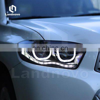 Landnovo Auto Spare Parts Head Lamp for Toyota Highlander 09-11 Year Led Headlight Assembly