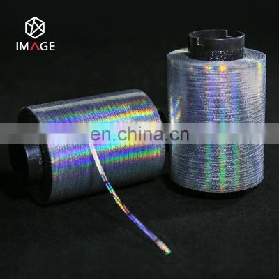 1.5mm to 8mm Custom Logo Laser Holographic Self Adhesive Tear Tape for Cigarette Packaging