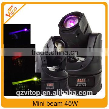 Professional lighting beam 45W Special Mini Led Moving Head Beam Stage DJ Lights