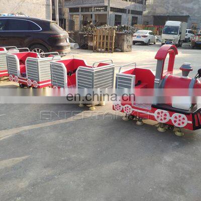 Commercial Indoor and Outdoor Playground Mall Kids Game Small Electric Track Train Rides for Amusement Park photo-2