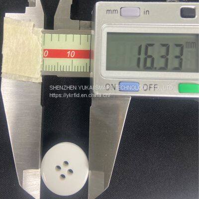 Smart Tag UHF RFID 900MHz Epc YUKAI GEN2 Mini Small Round UHF RFID Laundry Tag Button Wearable Label Sewing In Clothing photo-5
