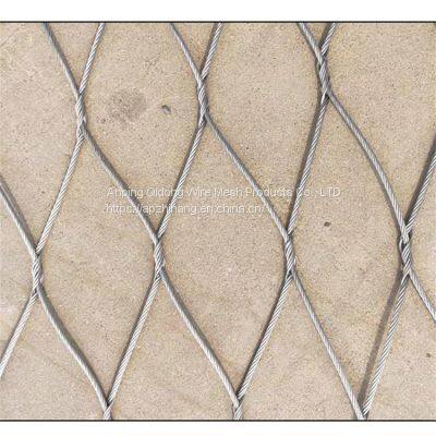 Good Ductility 304 Wire Rope Mesh Unique Structure