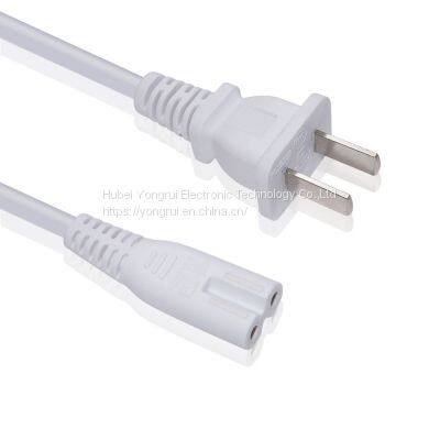 Factory Supply China CCC Certificated 2 Pin Copper Wire AC Electric Cable Power Cord photo-2