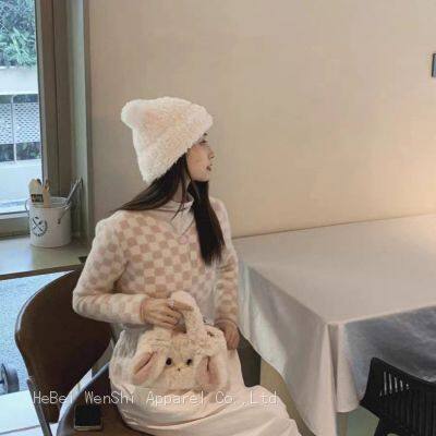 37Plush Bag Cute Cartoon Bunny Bag Shoulder Crossbody Bag Fur Bag Autumn Bag photo-4