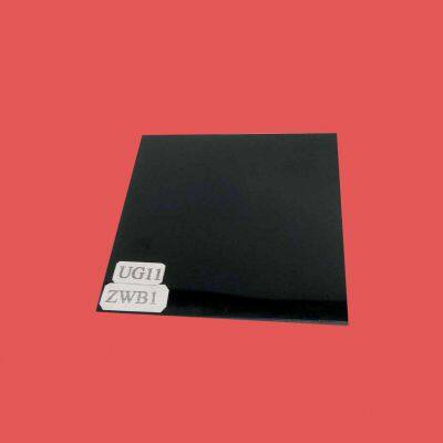 Uv transmittance Visible absorption glass ZWB1 has high transmittance optical glass at UV band 220nm-400nm