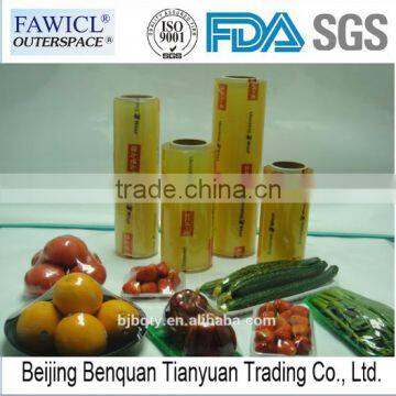 10mic Pvc Cling Film Food Grade Pvc Stretch Cling Film