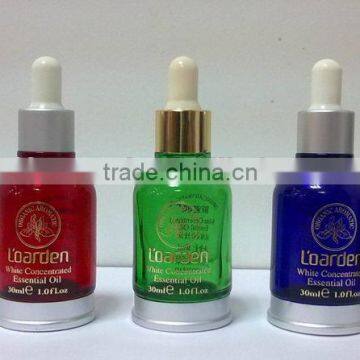 10ml 20ml 30ml 40ml 50ml essential oil glass dropper bottle with metal base