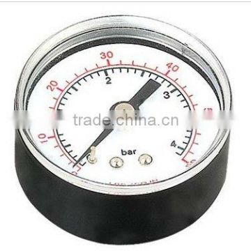 50mm Standard Pressure Gauge in black steel case