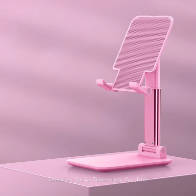 Aluminum Plastic Mobile Phone Holder Stand Office Home School Use Lazy Phone Stand photo-2